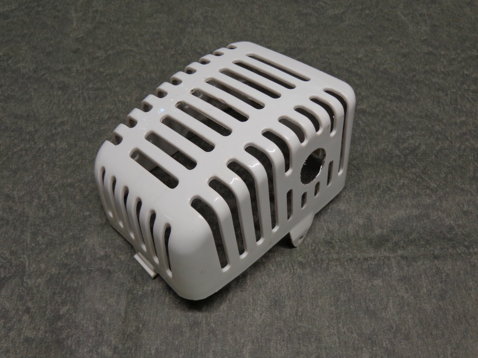 JIFFY Ice Auger 4075 WHITE MUFFLER COVER GENUINE OEM Ice Drill new