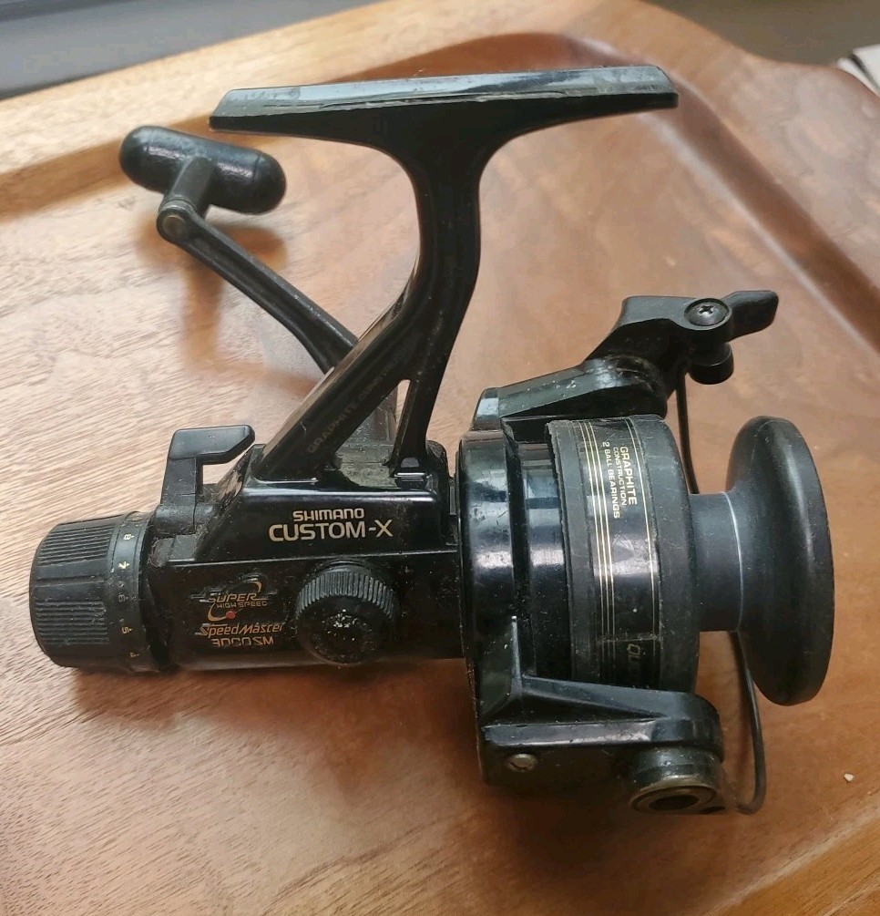 Smooth Shimano Custom-X Speedmaster 3000SM Spinning Reel Japan- Read
