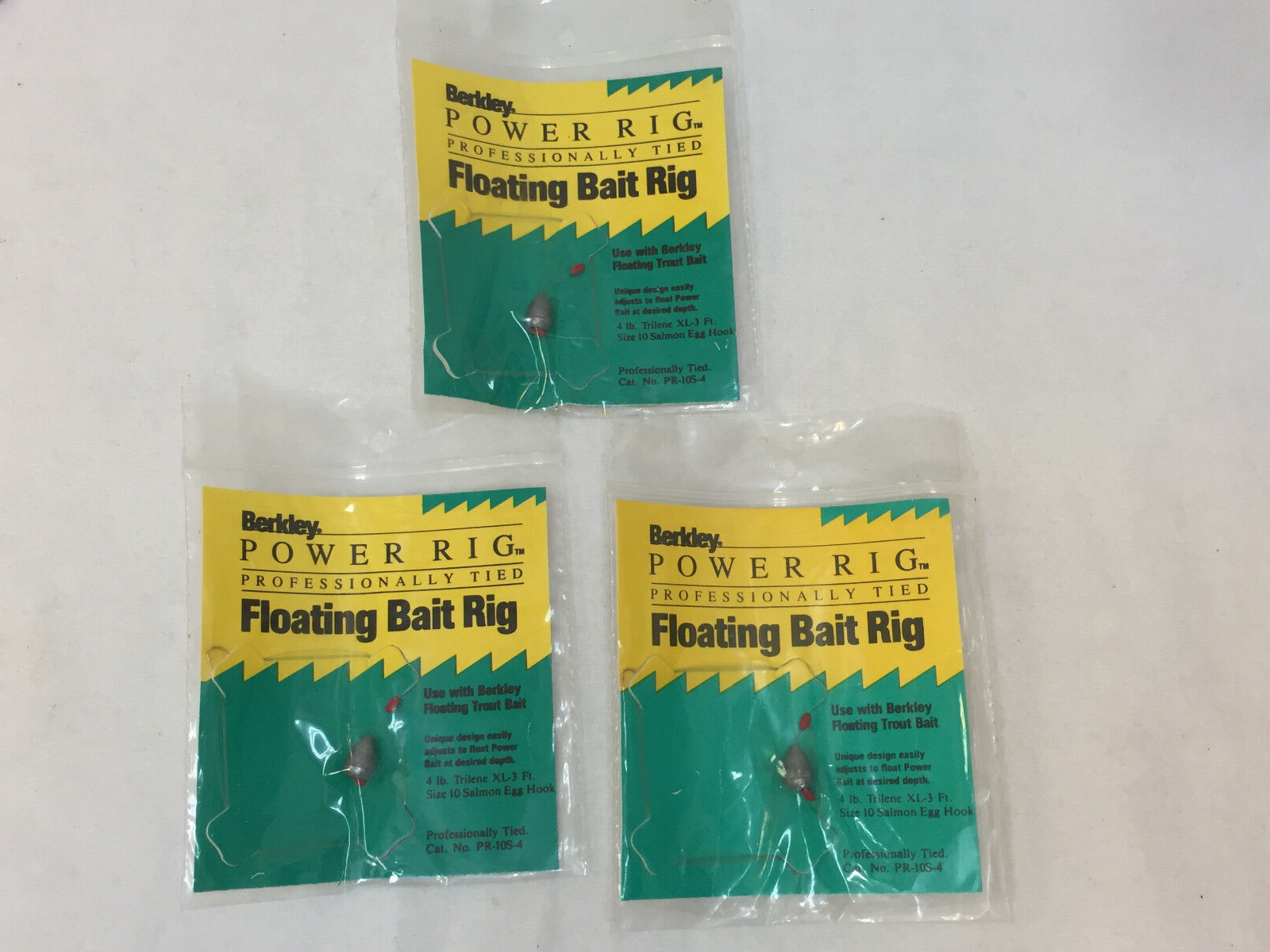 Berkley Power Rig Floating Bait Rig Trout Bait Size 10 (3 Pack)