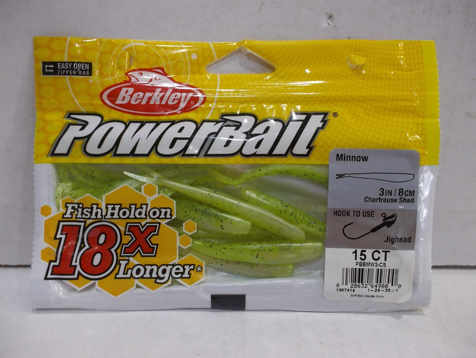 Berkley PowerBait 3″ Minnow Choose your colors! NIP