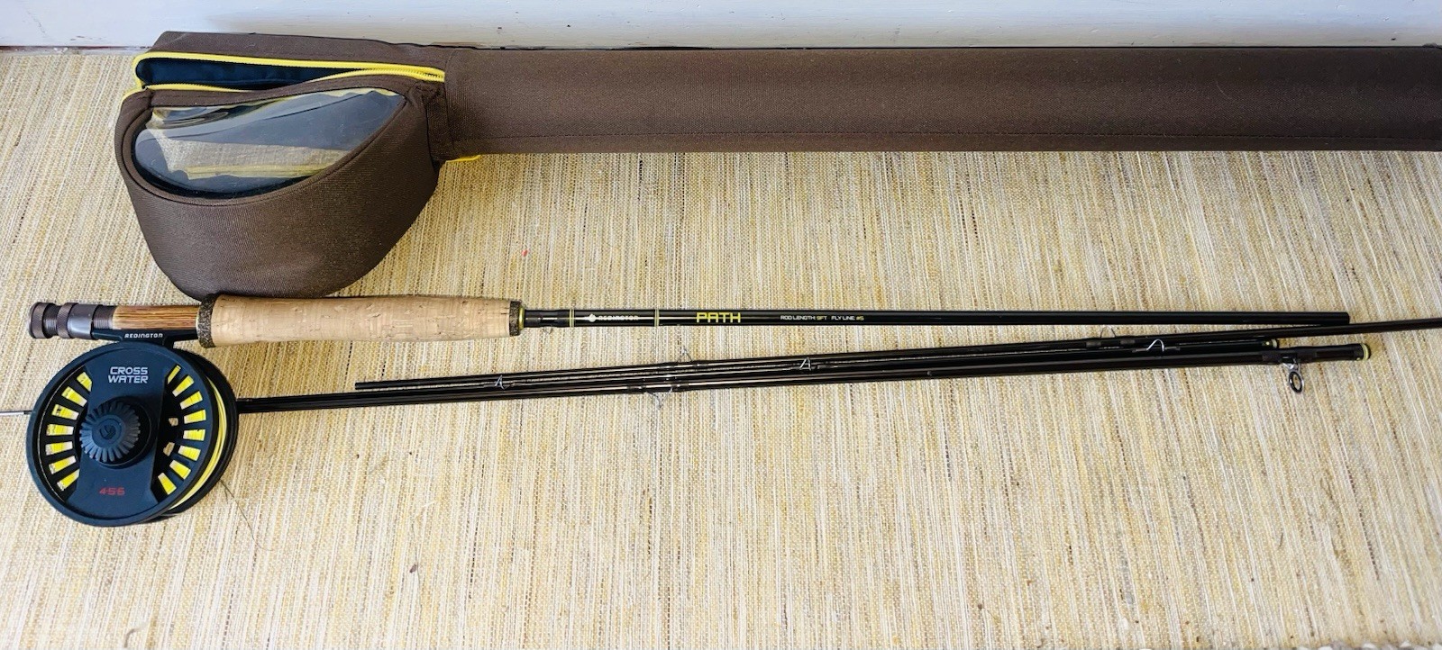 Redington Path Fly Fishing Rod with  Tube 9-Foot # 5 & Cross Water Reel Lot