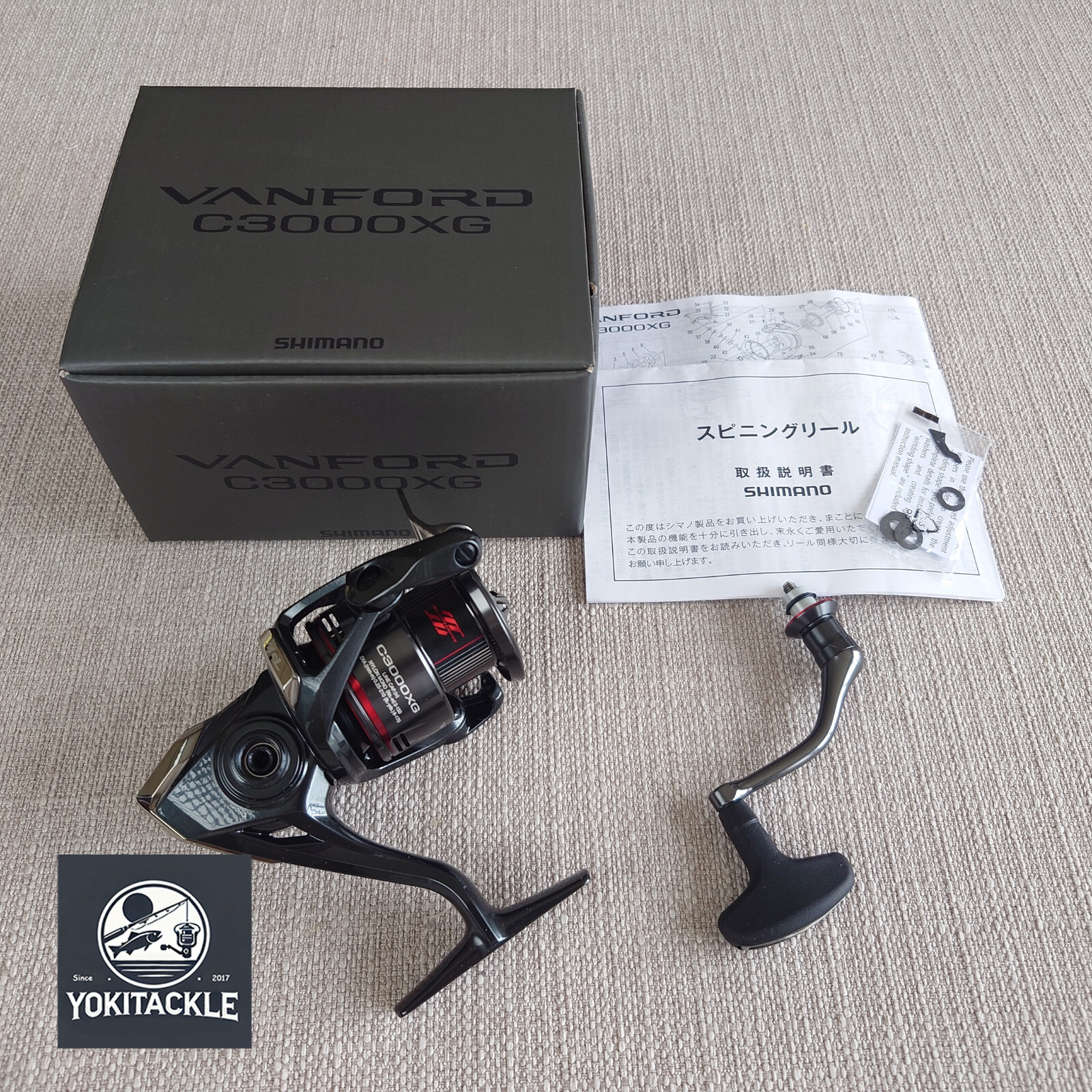 Shimano 24 VANFORD C3000XG Spinning Reel shipping from JAPAN