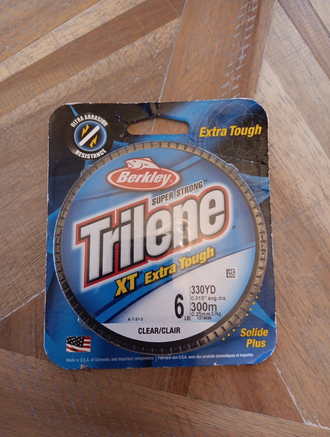 Berkley XTFS6-22 Trilene XT Lo-Vis 6lb Monofilament 330 Yard Fishing Line