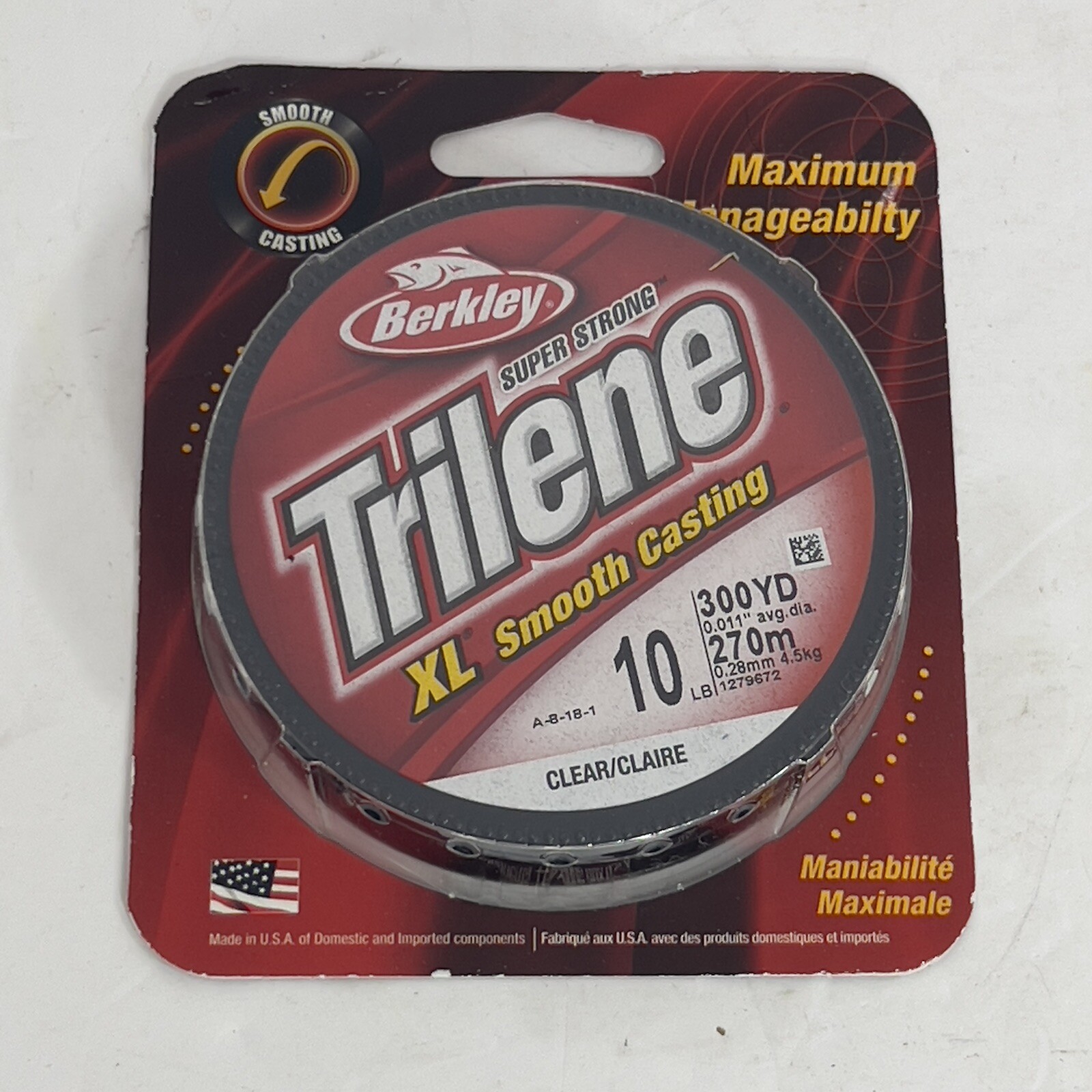 Berkley Trine XL Smooth Casting Line 10lb, 300 YD – White