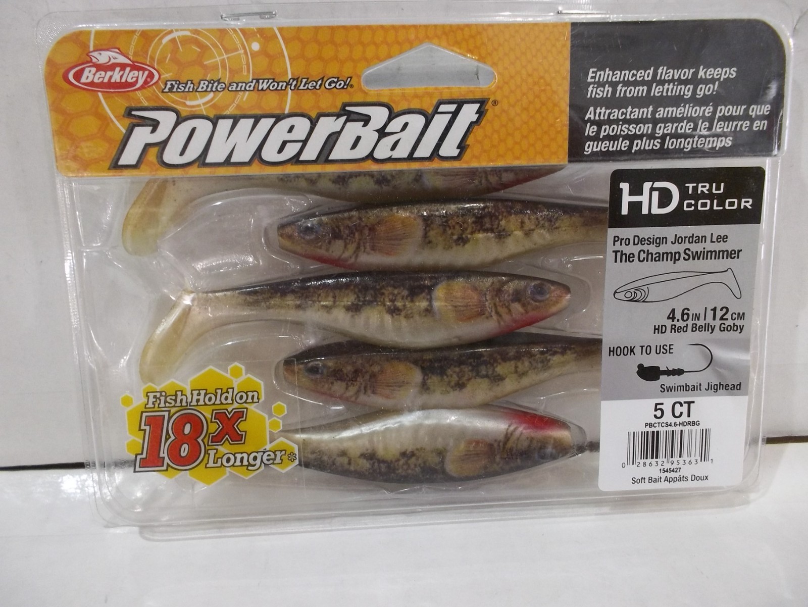 Berkley Powerbait Pro Design Jordan lee Champ Swimmer 4.6″ Choose colors NIP
