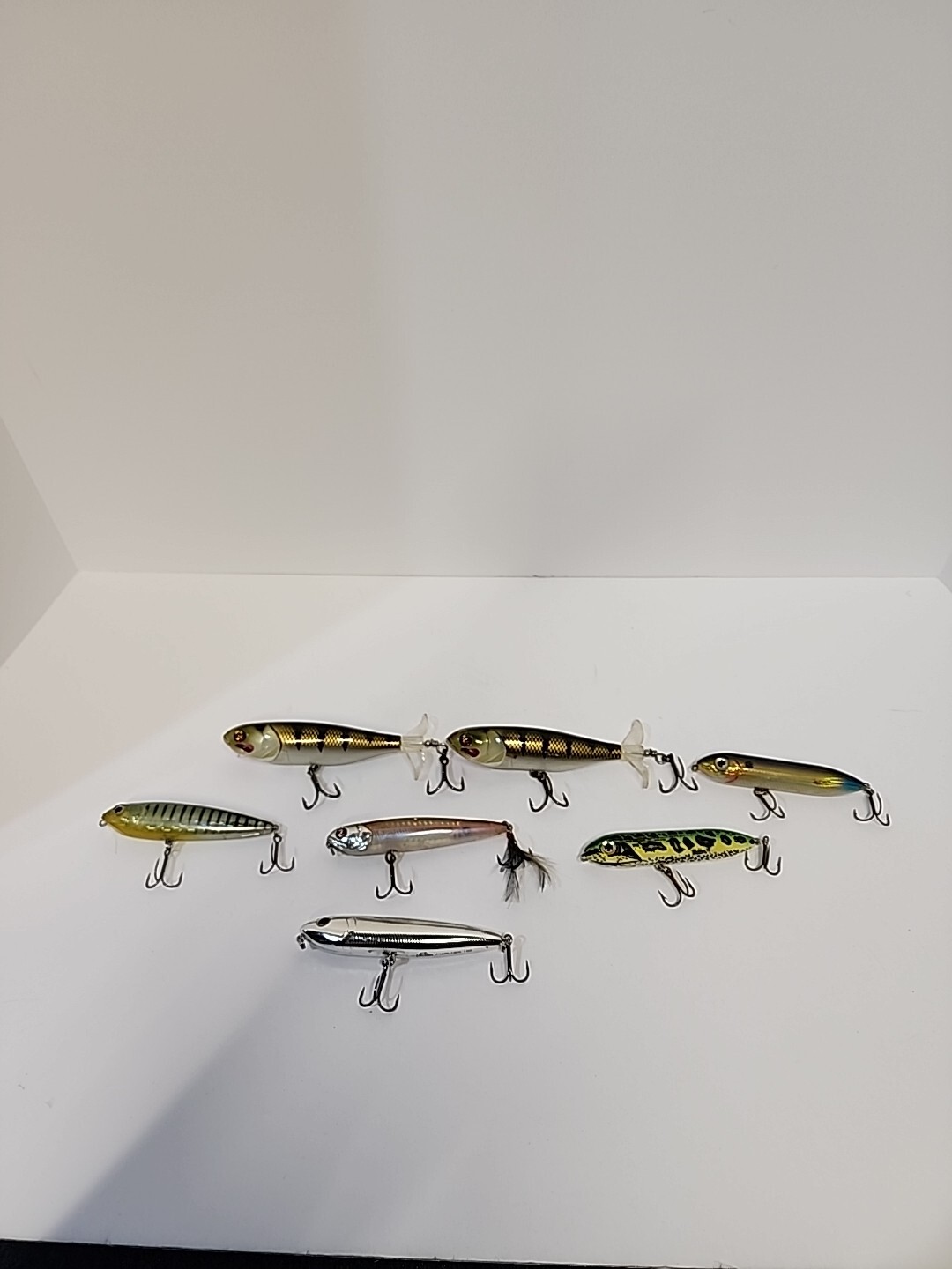MIXED LOT OF 7 CRANKBAIT TOP WATER FISHING LURES (River2sea, Heddon, Berkley)