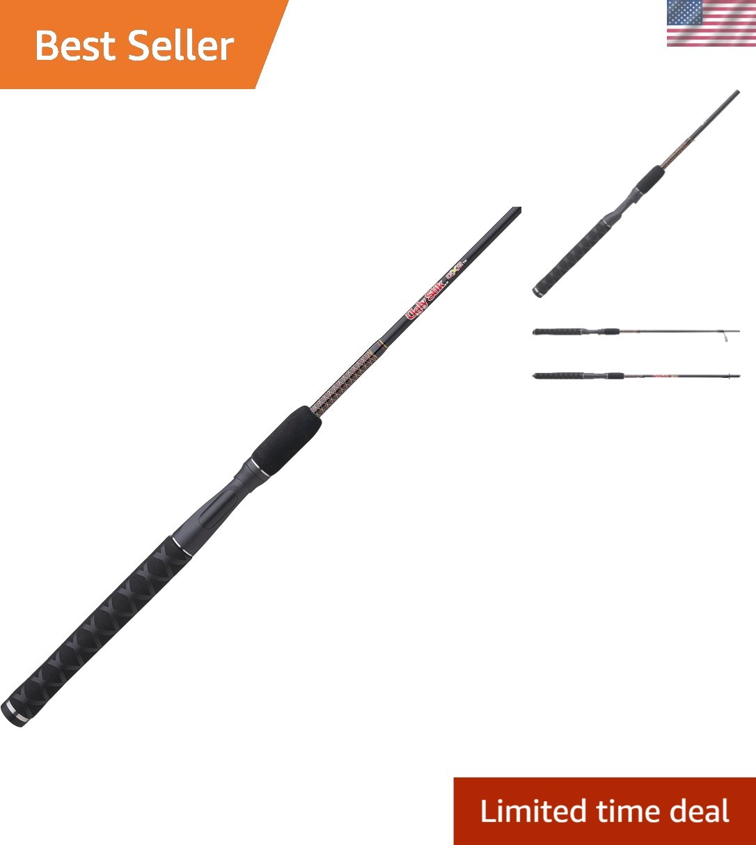 Durable 6’6” GX2 Spinning Rod – Engineered for Fishing Excellence, Medium Power