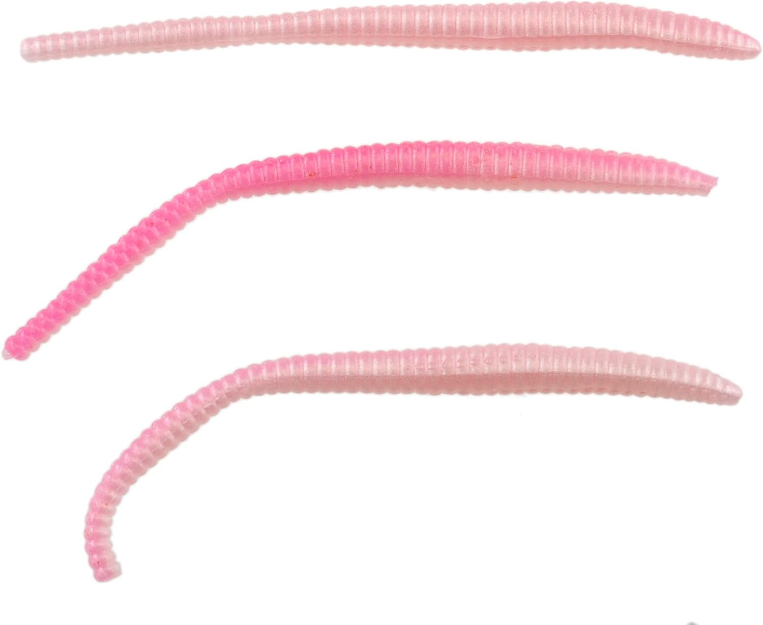PowerBait 3″ Floating Trout Worms – Pink Shad (15 Count)
