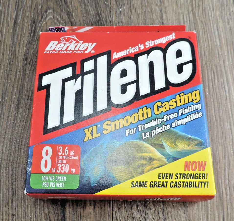 Berkley Trilene XL Smooth Casting 8lb 330 Yd Low Vis Green