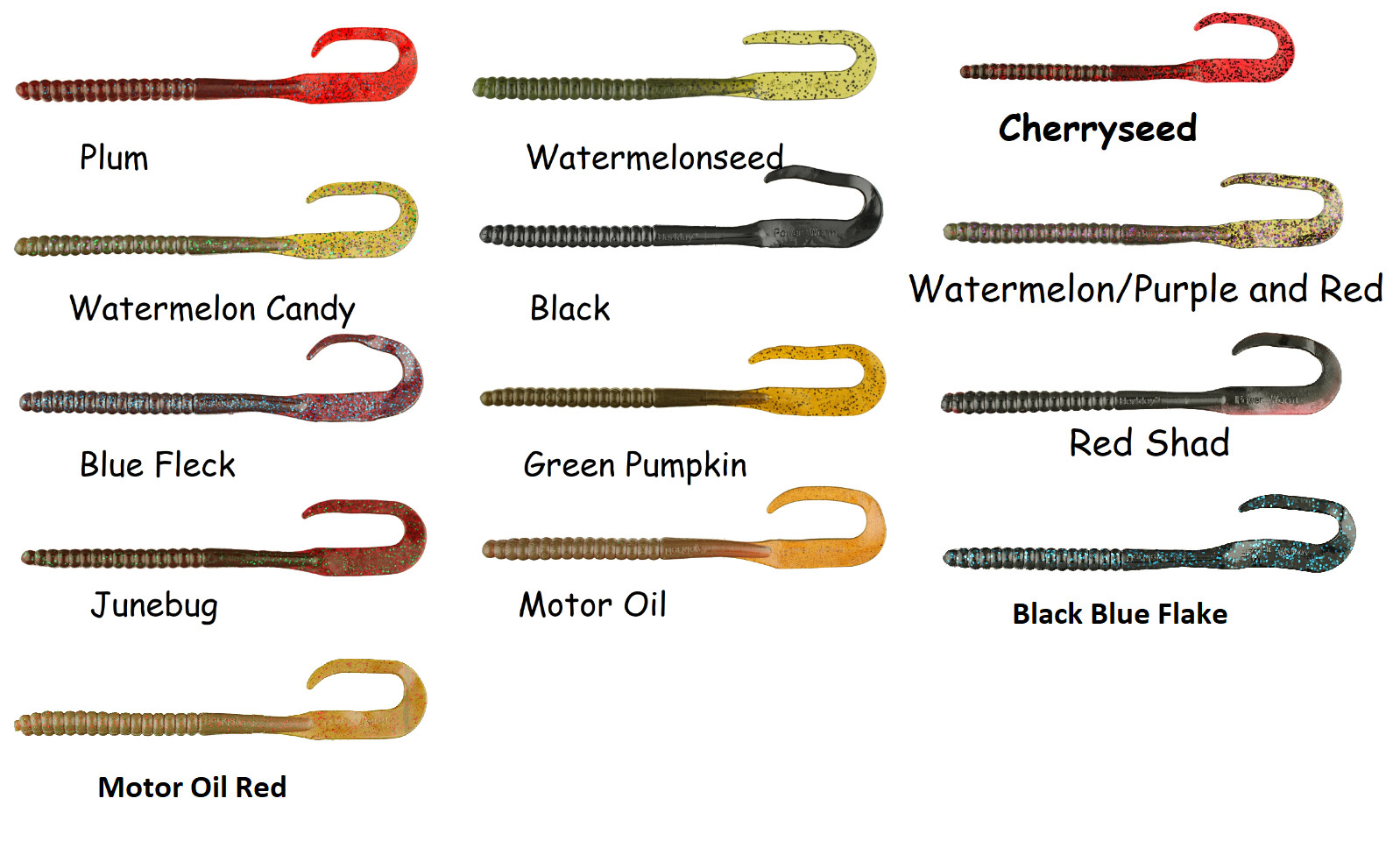 Berkley 10″ Powerbait Power Worm – Choice of Colors
