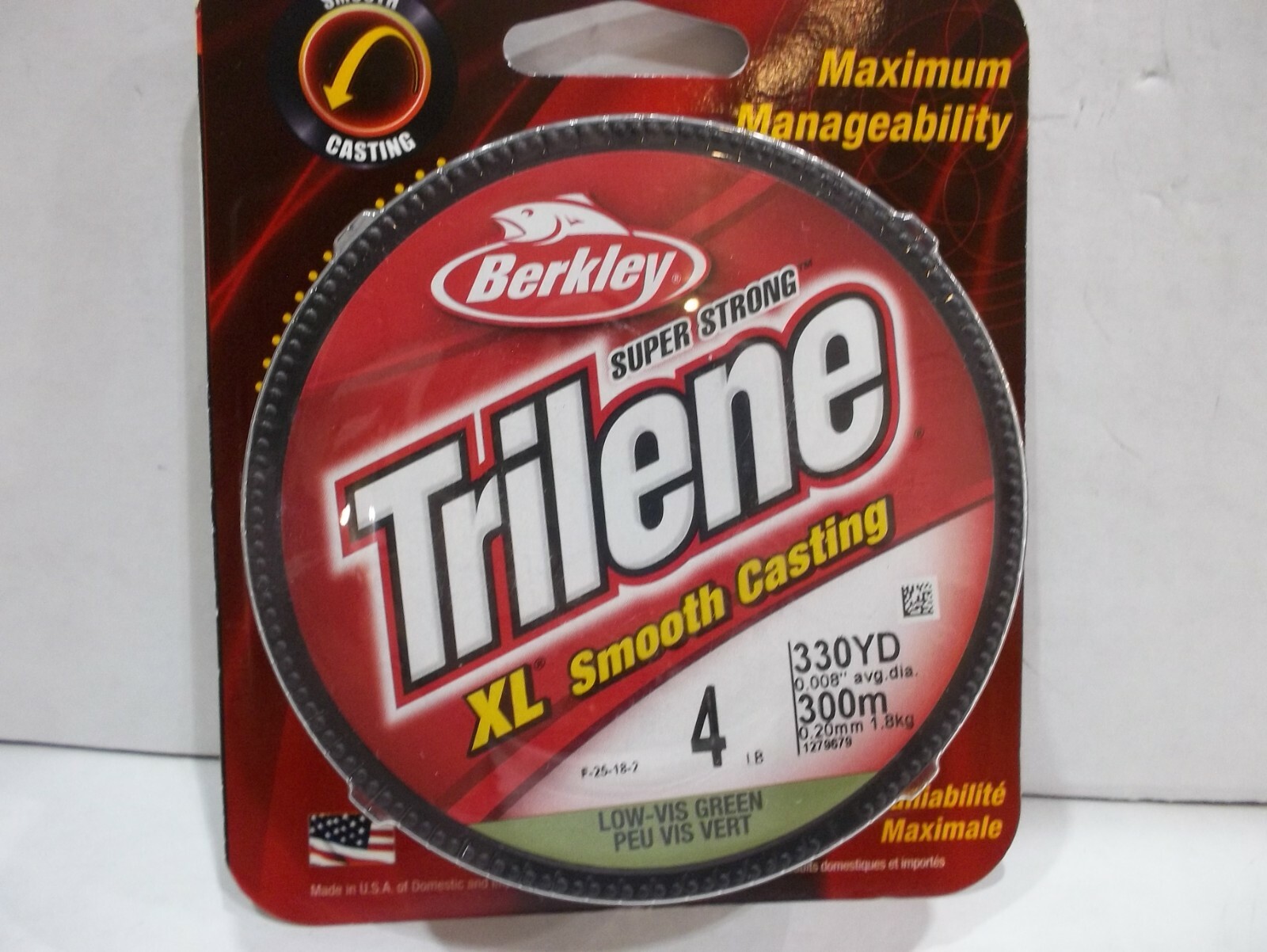 Berkley Trilene XL fishing line Green Color Choose your line weight!  NIP
