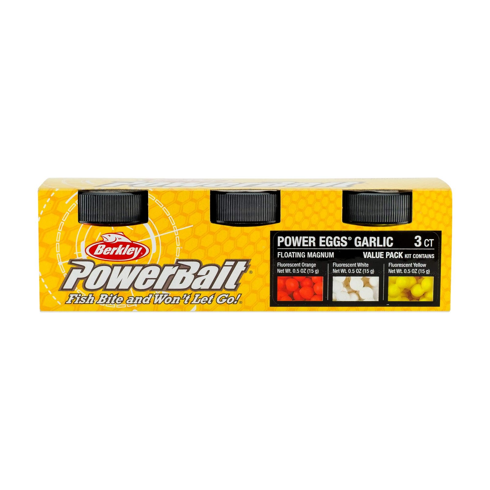 Berkley PowerBait Power Eggs Floating Mag Asst 0.5 ounces Small Jar, Assorted