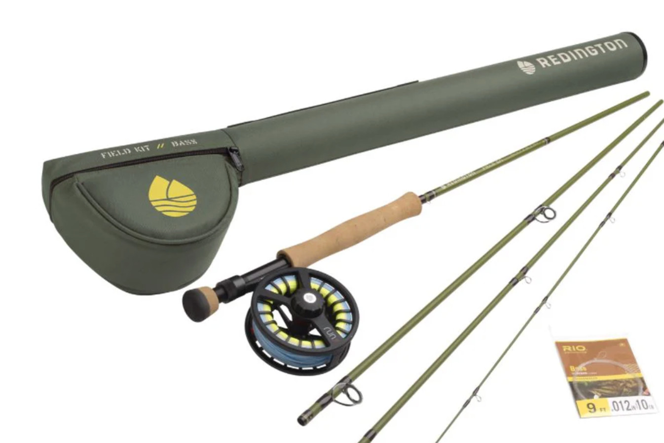 Redington Field Kit – Full Outfit- 9’0″ 7wt 4 pieces Bass