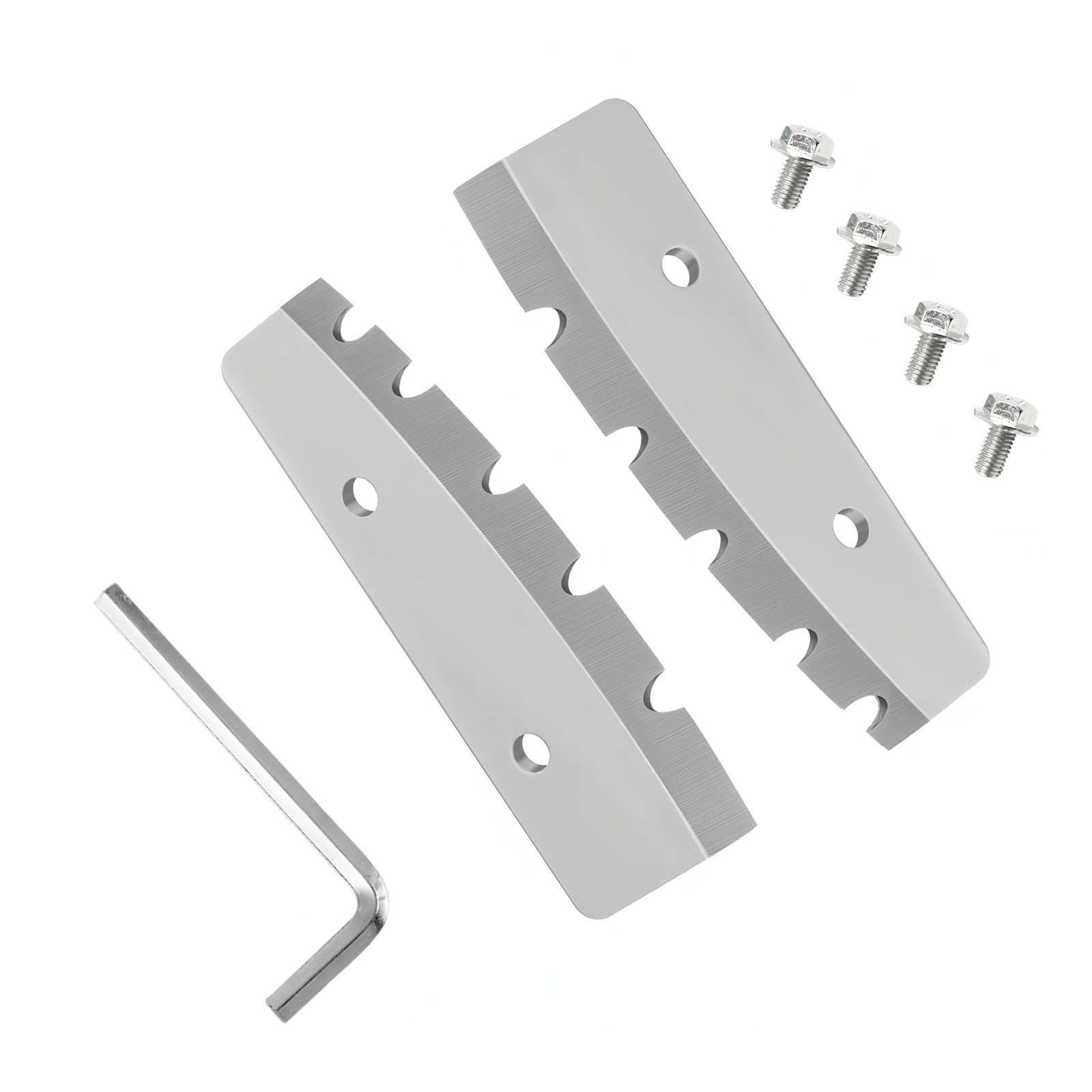 2PCS Ice Auger Blades 8 Inch Replacement – Fits Ice Auger Drill and Cutting Edge