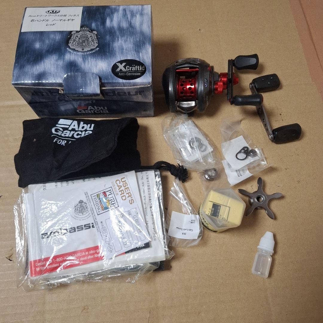 Abu Garcia Revo Elite KTF Works Finesse Red Baitcast Reel Limited Edition