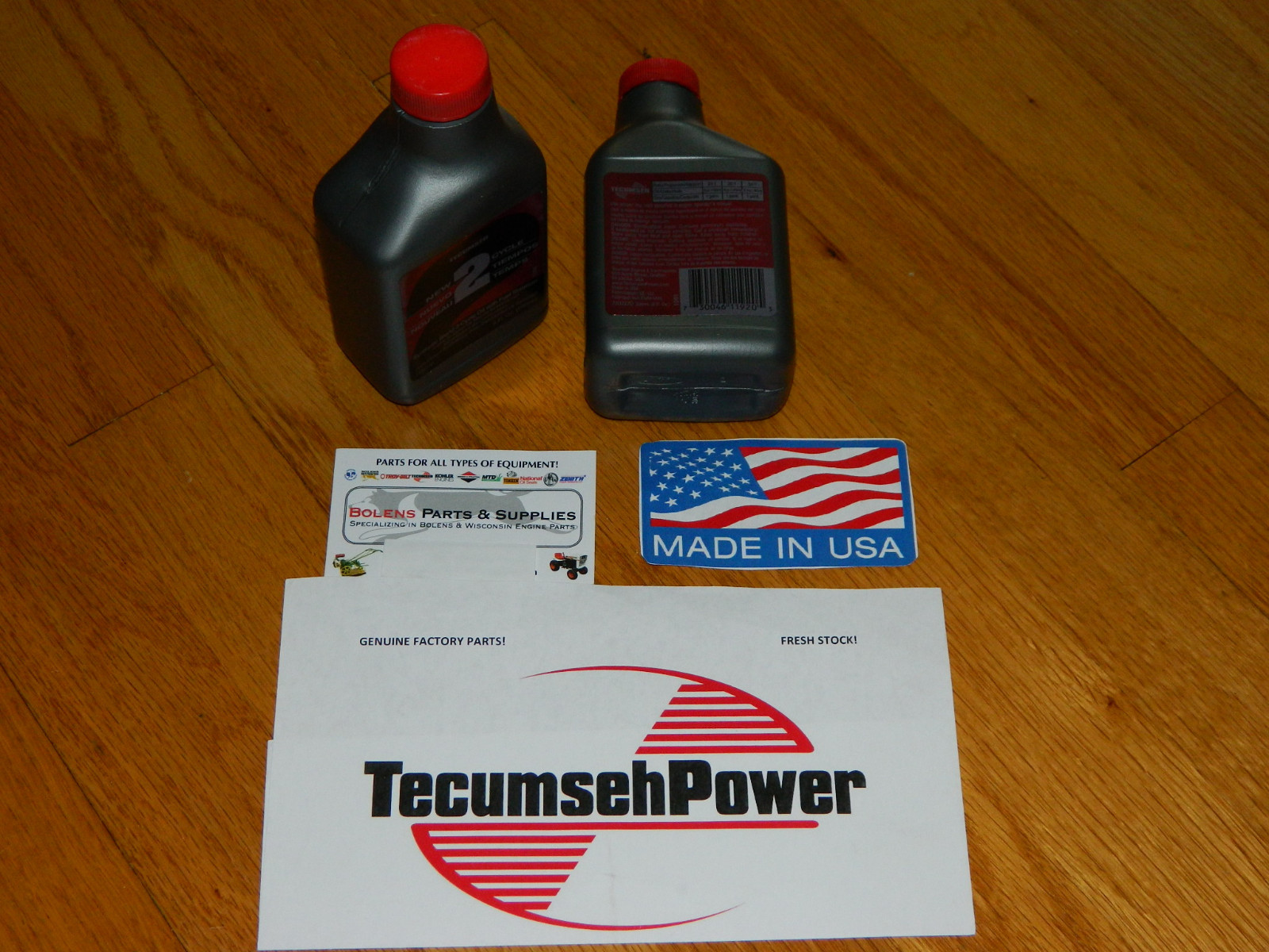 Tecumseh strike master , jiffy ice auger engine oil mix 730227D QTY 2 8oz bottle