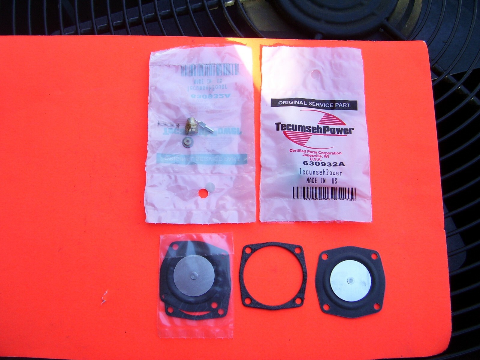2-CARB KITS FOR TECUMSEH JIFFY ICE AUGER MODEL 30 & 31 ( WITH FREE SHIPPING ) :