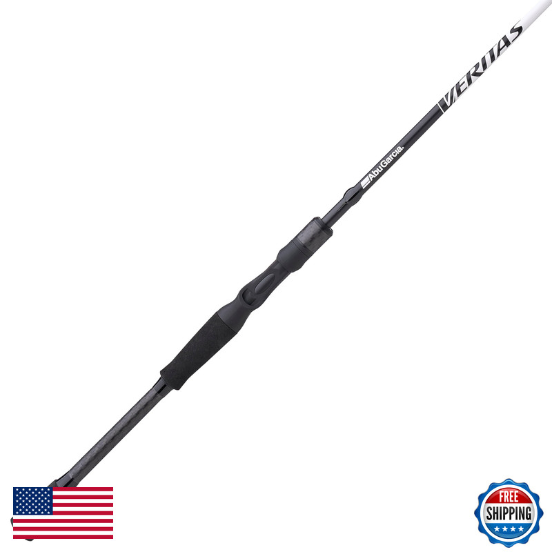 Abu Garcia 76 Veritas Winch Casting Fishing Rod 1 Piece Rod 10-20 Lb Line