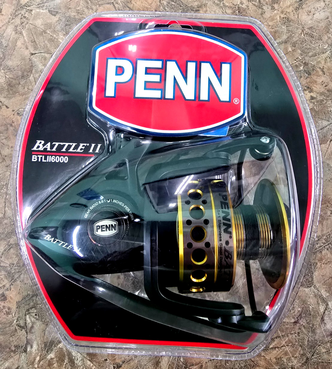 PENN BTLII6000- Battle II Spinning Reel In Package