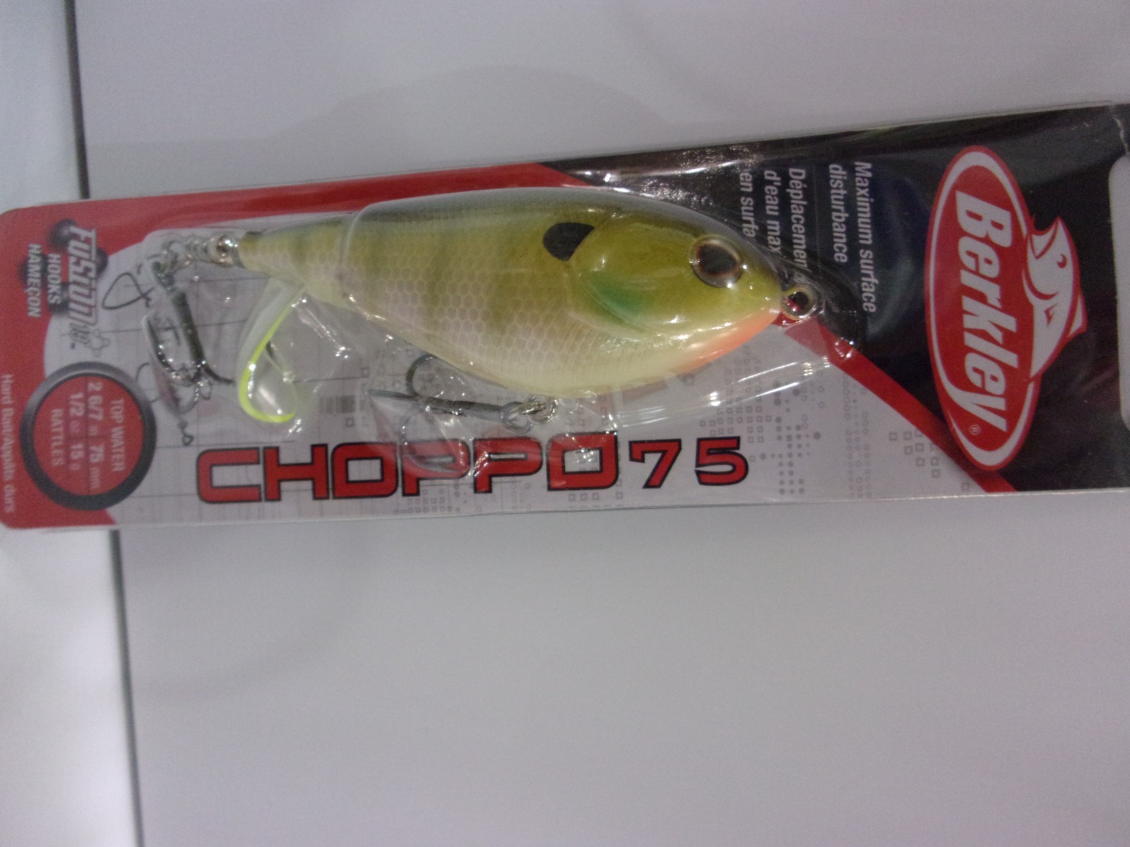 Berkley Choppo 75 topwater lures Choose your colors!  NIP