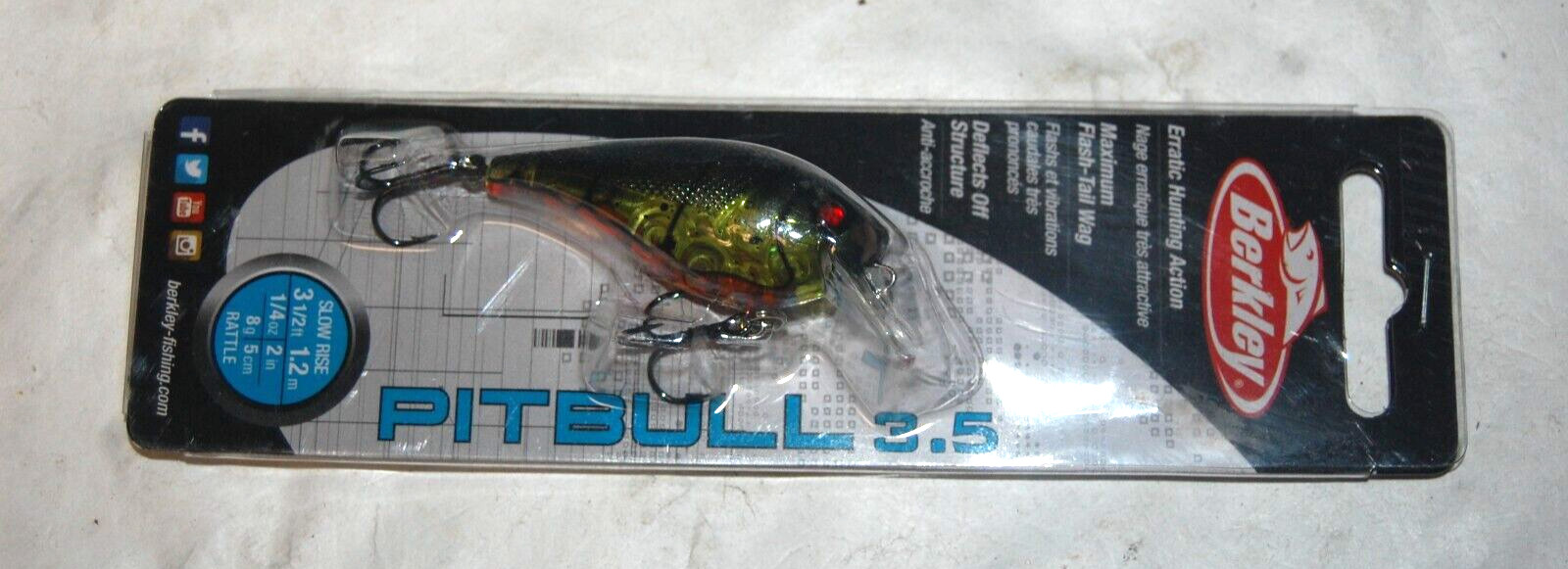 Berkley Pitbull 3.5 3-1/2 Feet 1/4 Oz Slow Rise Rattle GHGRCR New