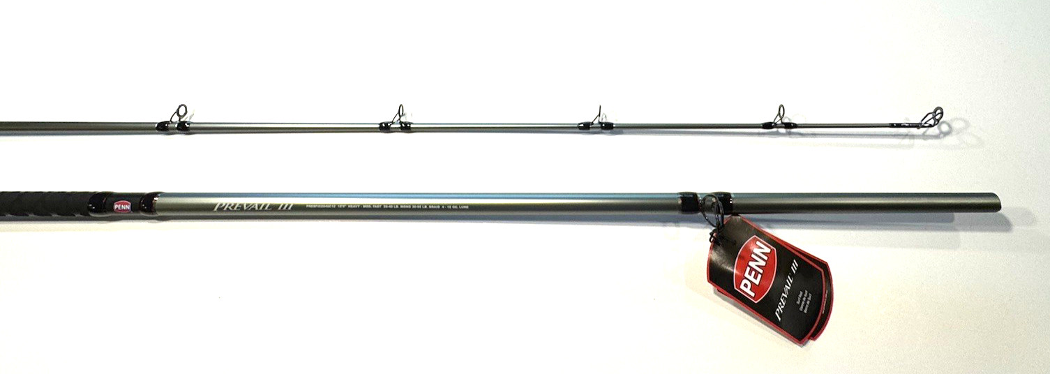 Penn PRESFIII2040C12 Prevail III Surf Casting Rod 12′  Heavy-Mod. Fast -2 Piece
