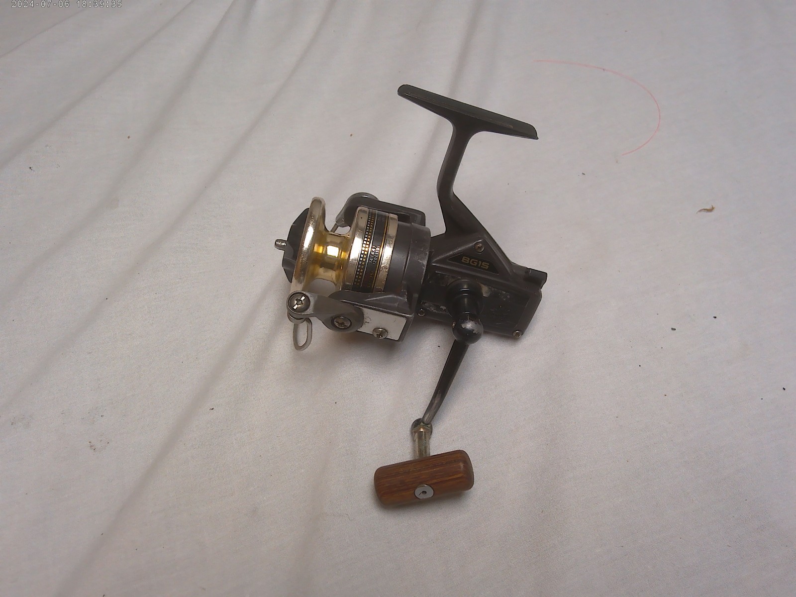 Daiwa BG15 Spinning Fishing Reel. Made in Japan.