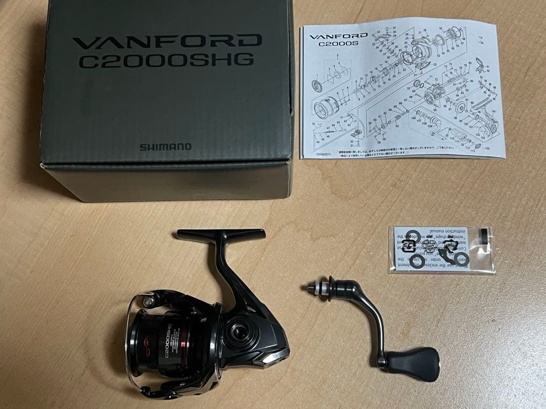Shimano 24 Vanford C2000SHG 2024 Model Magnumlite Spinning Reel Japan
