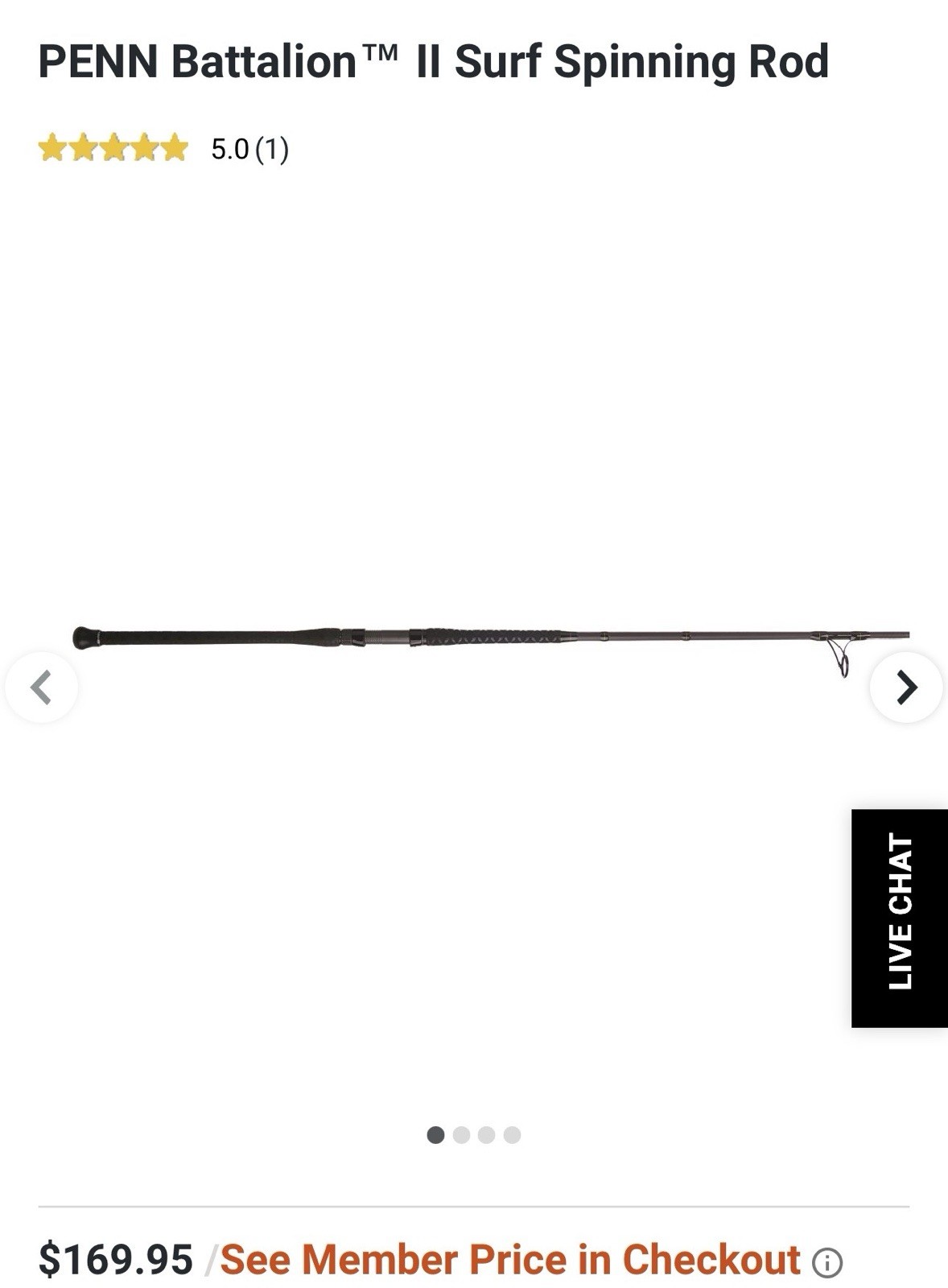 PENN Squadron III Conventional Surf Rod – SQDSFIII1220C10