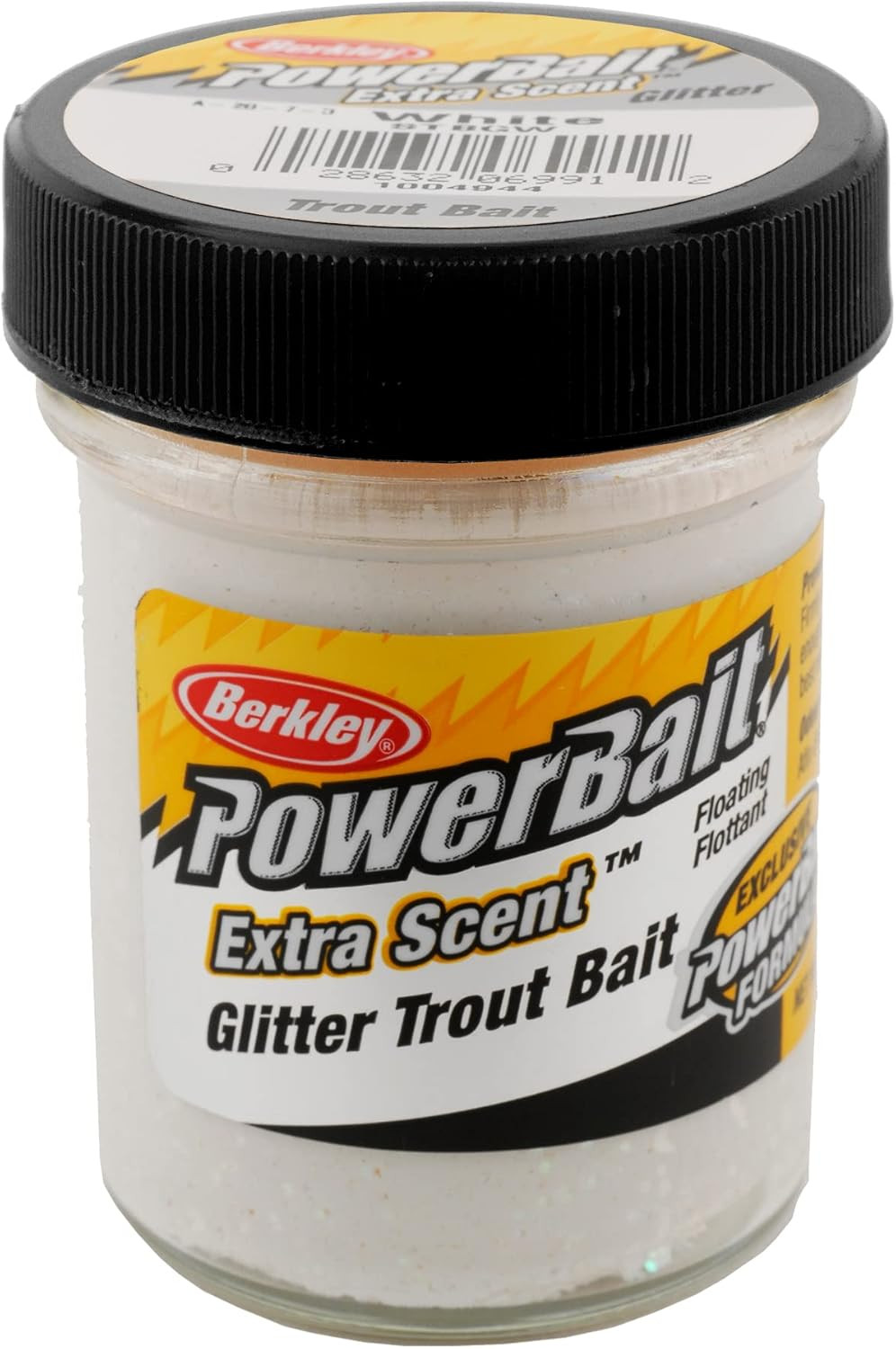 Berkley Powerbait Glitter Trout Bait White Dough Bait 1.75 Oz Easy To Use