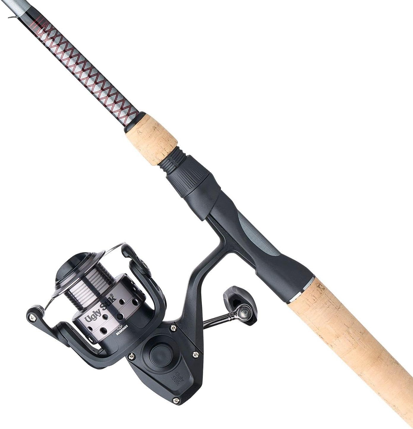 Ugly Stik Elite Spinning Reel and Fishing Rod Combo 6’6″