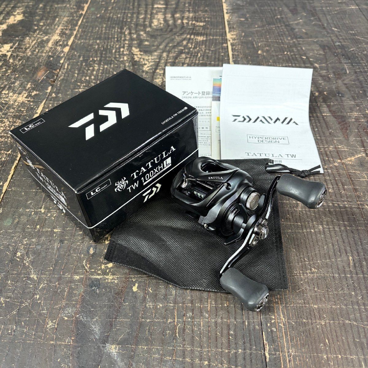 DAIWA Tatula TW 100XL L Baitcasting Reel Used JDM Japan