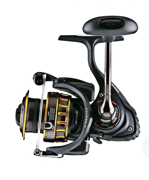Daiwa BG2500 Spinning Reel 2500 6BB 5.6:1 Front Drag Black/Gold