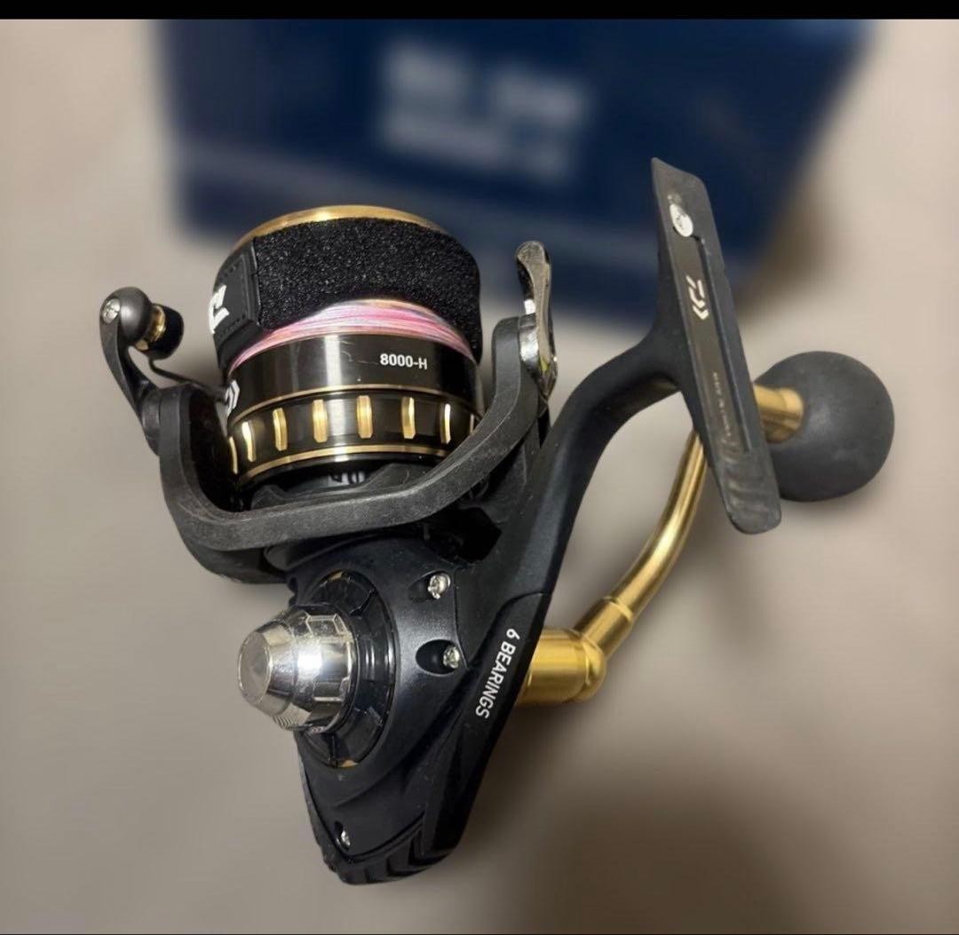 DAIWA 23 BG SW 8000-H Spinning Reel Used JDM Japan