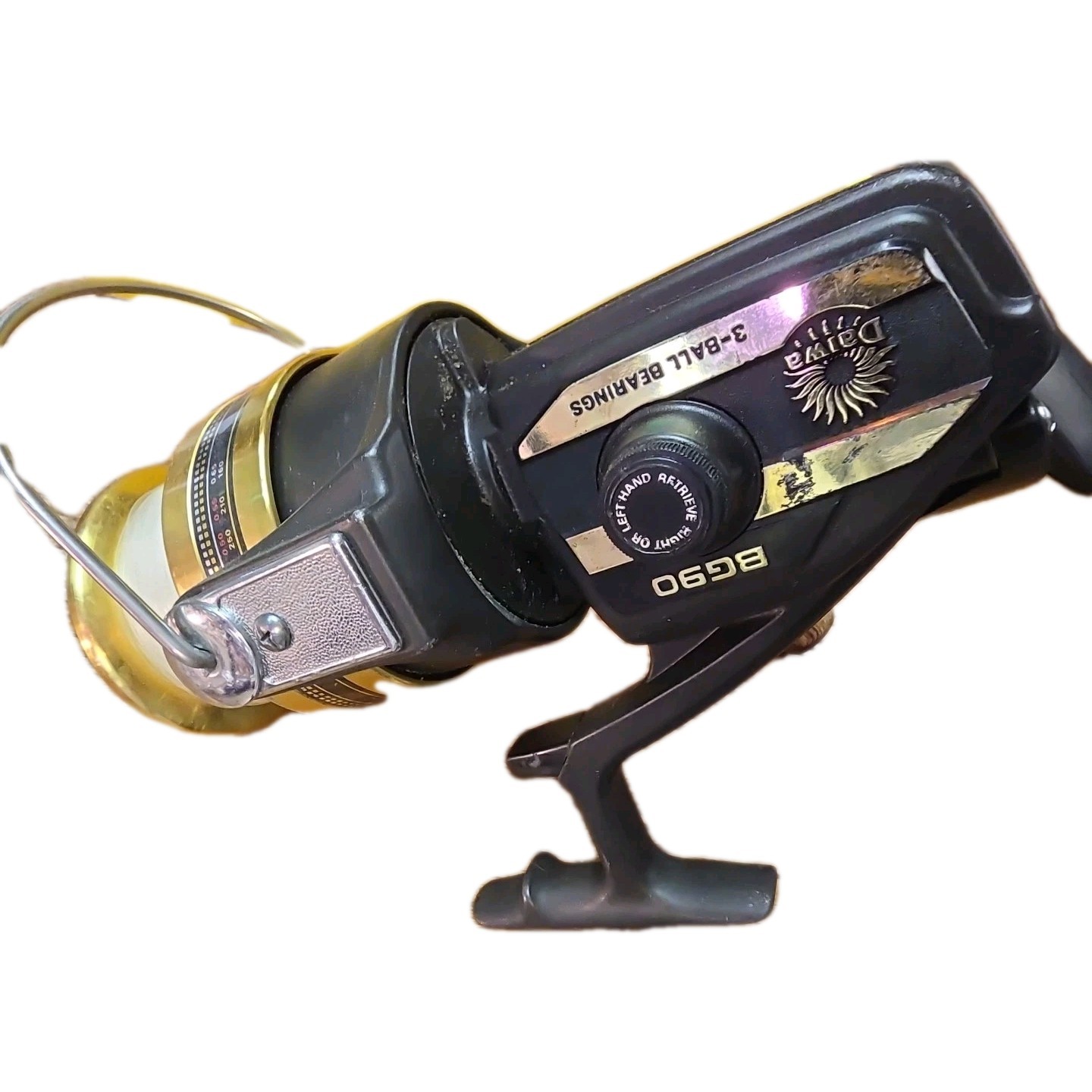 DAIWA BG90 Spinning Fishing Reel, Large Saltwater, Old School, Keepers Only