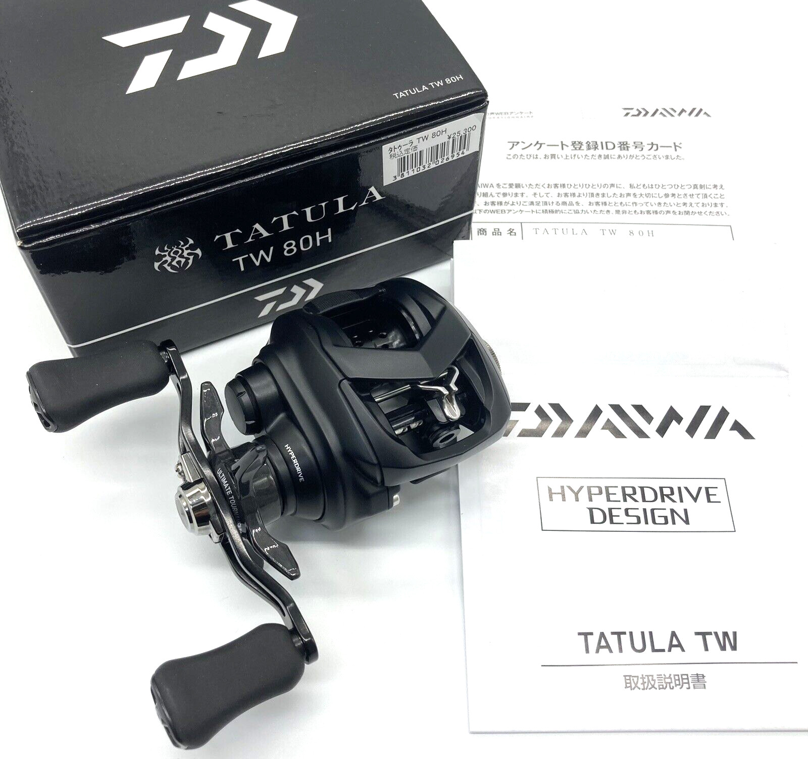 Daiwa TATULA TW 80H Right Handed Bait Casting Reel with Box Ship From JPN “MINT”