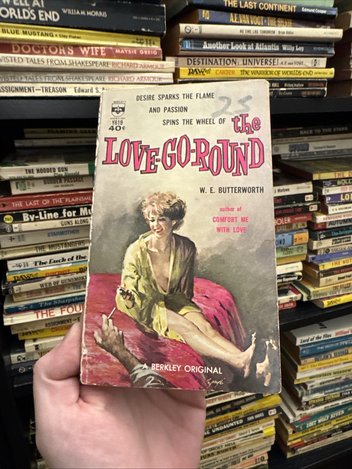 THE LOVE-GO-ROUND W.E. Butterworth (1962) Berkley PHILLIPS Vintage Paperback MV