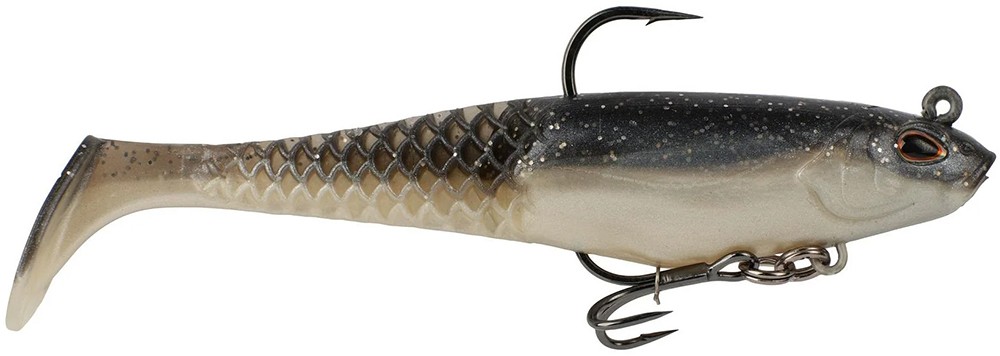 Berkley PowerBait Saltwater CullShad Pre-Rigged Soft Body Swimbait – 4 Inch