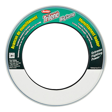 Berkley Trilene Big Game Monofilament Leader Clear 55 Yard Wrist Spool